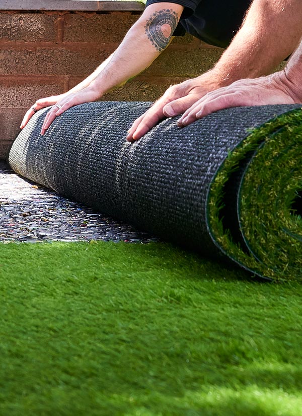 artificial grass installation