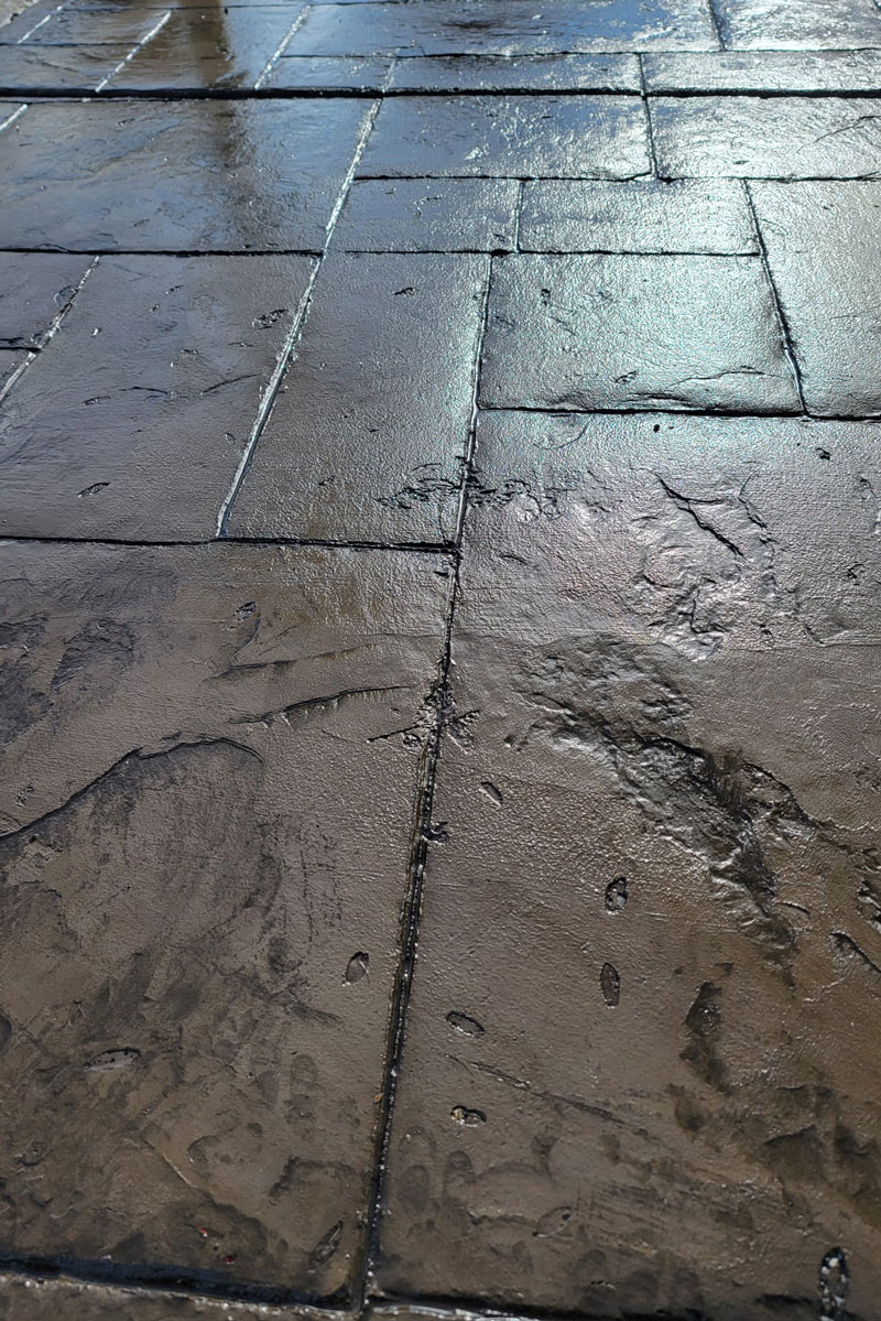 stamped concrete